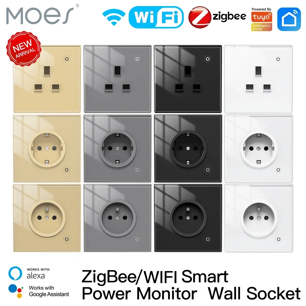 Smart Wall Socket - Moes ZigBee Thông Minh Ổ Điện