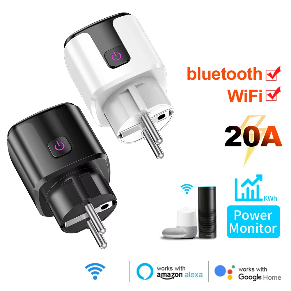 Smart Wall Socket - Smart 20A EU Plug WiFi+Bluetooth Socket