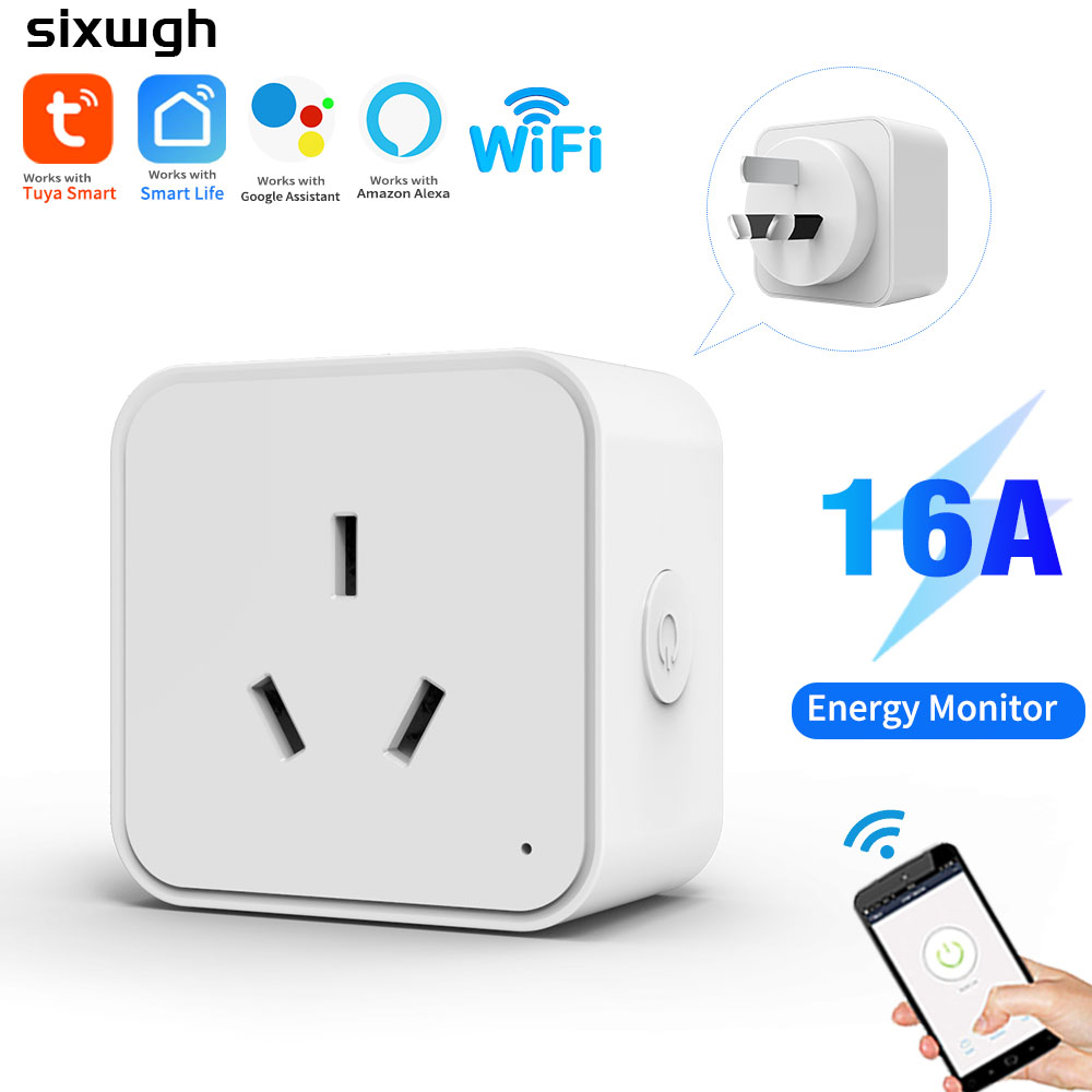 Smart Wall Socket - WiFi Tuya AU Standard Smart Plug