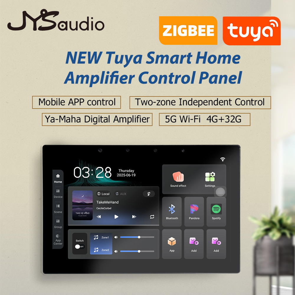 Smart Home Touchscreen Control Panel - NEW Tuya Smart Home Amplifier Control