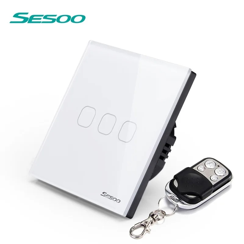 SESOO Remote Touch Switch, 3 G - đánh giá và giá Smart Home Touchscreen Control Panel