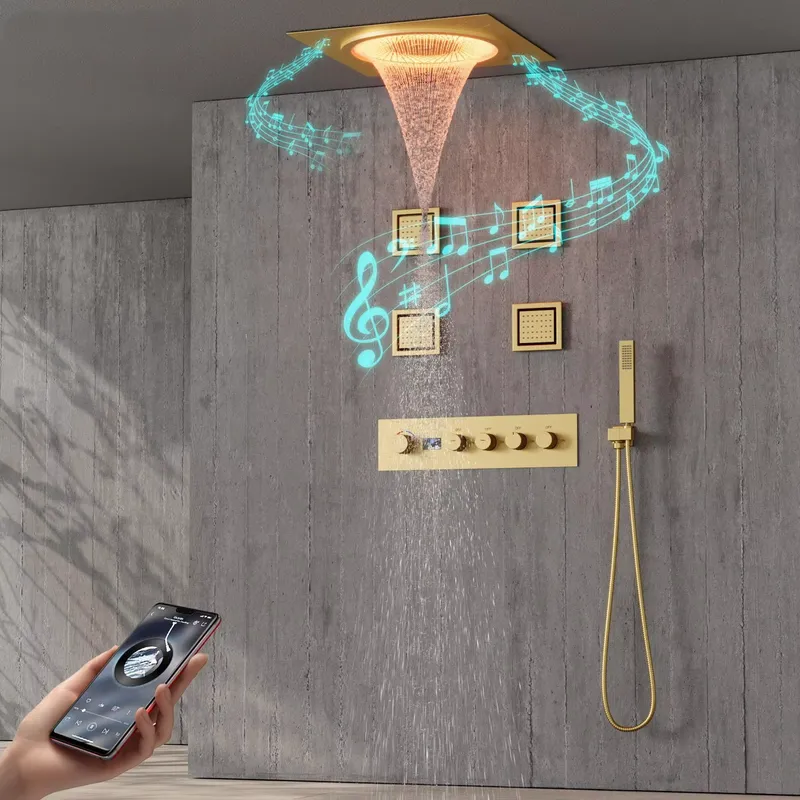 Smart LED Shower Set Bathroom  - đánh giá và giá Smart Home