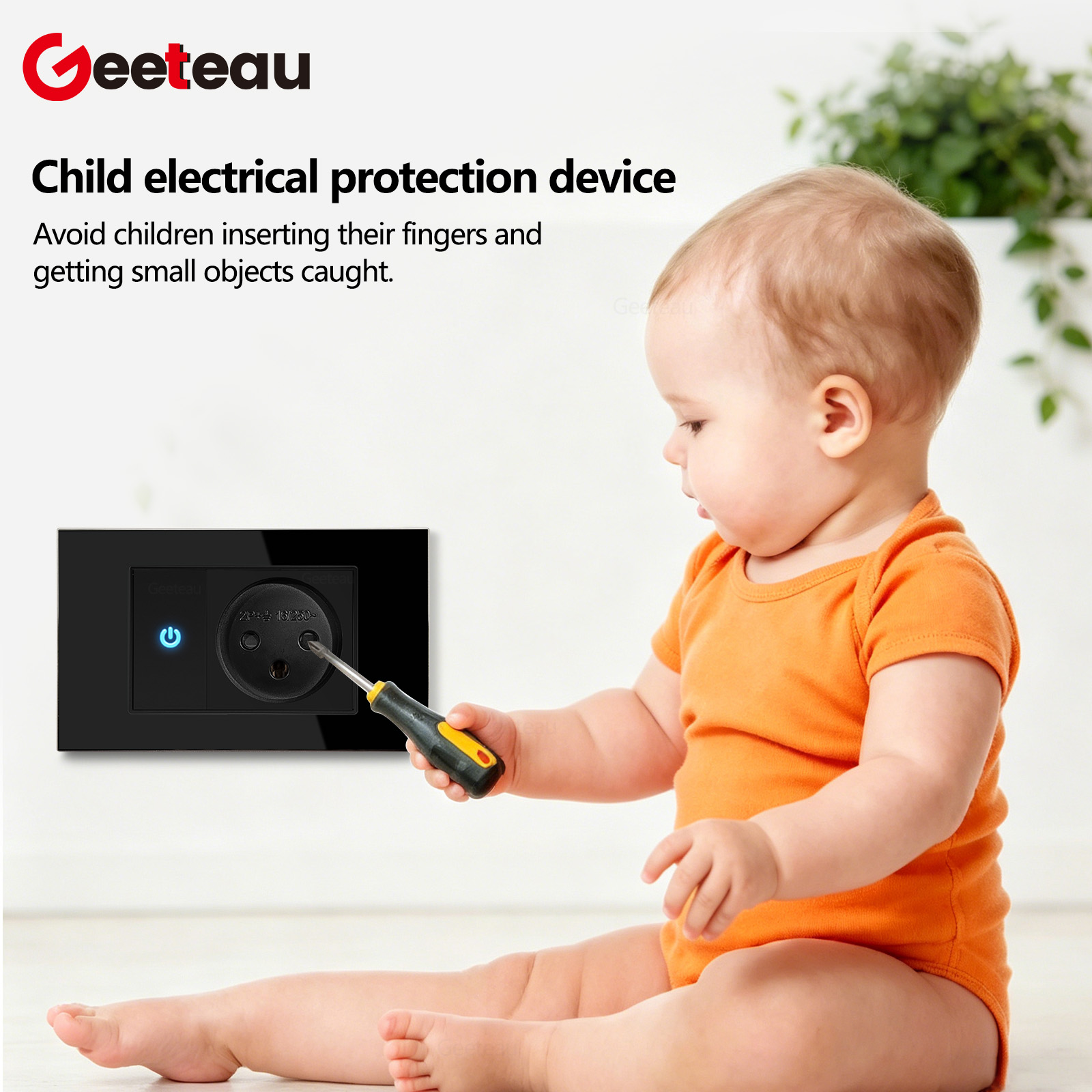 Geeteau Israel Palestine 16A S - đánh giá và giá Smart Wall Socket