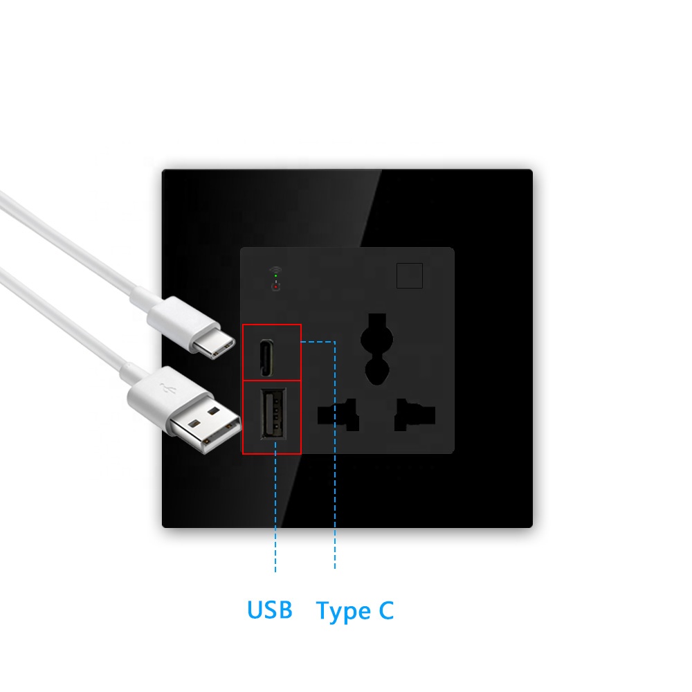 New Smart Home Wall Socket EU  - đánh giá và giá Smart Wall Socket