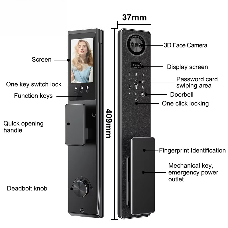 Tuya WiFi Smart Door Lock, Hom - đánh giá và giá Smart Home