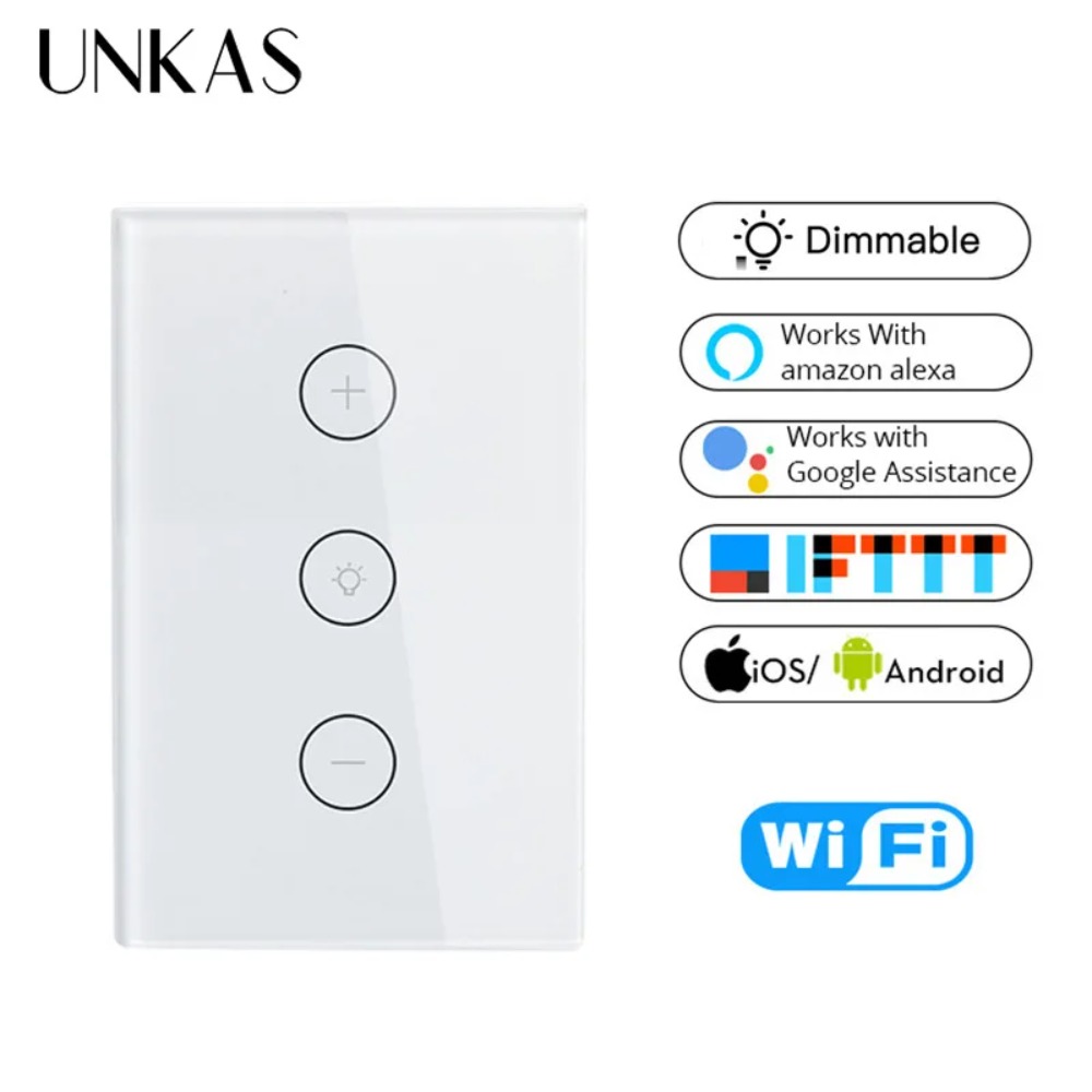 UNKAS Life WiFi Smart Dimmer L - đánh giá và giá Smart Home Touchscreen Control Panel