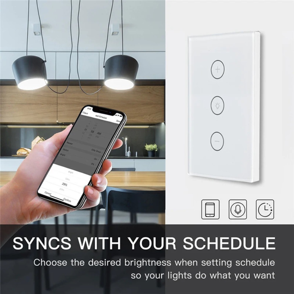 UNKAS Life WiFi Smart Dimmer L - đánh giá và giá Smart Home Touchscreen Control Panel