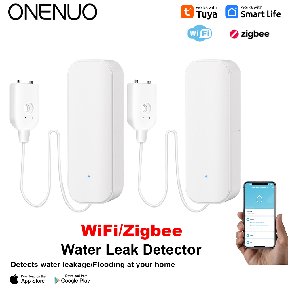 WiFi/Zigbee Water Sensor Tuya  - đánh giá và giá Smart Home Automation System