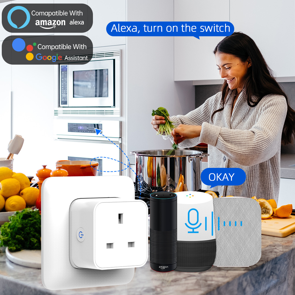 Tuya Smart Socket 16A/20A WiFi - đánh giá và giá Smart Wall Socket