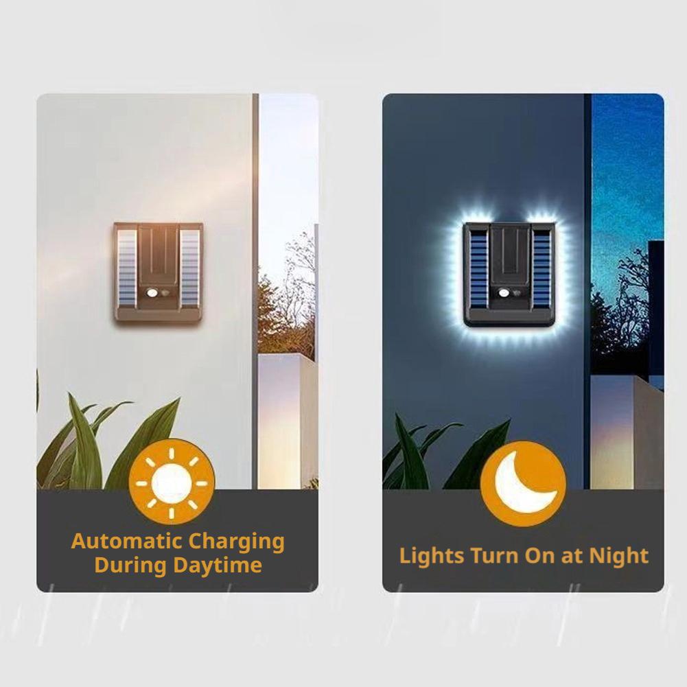 Foldable LED 120° Solar Light  - đánh giá và giá Motion Sensor Light