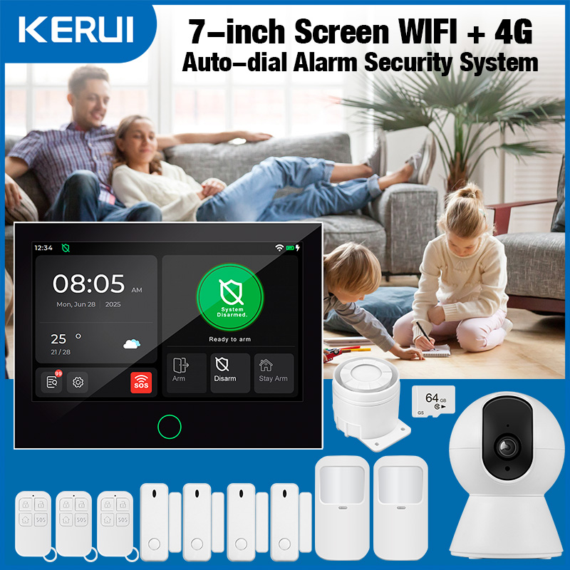 KERUI NEW 4G+WiFi Wireless Hom - đánh giá và giá Smart Home Automation System