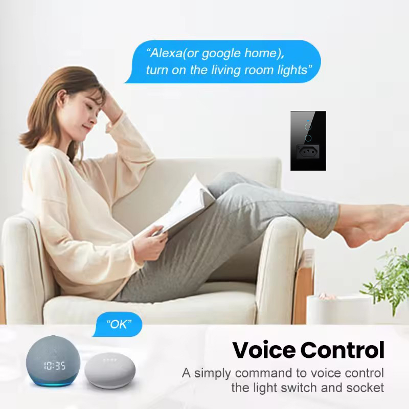 UNKAS Wifi Smart Brazil Light  - đánh giá và giá Smart Wall Socket