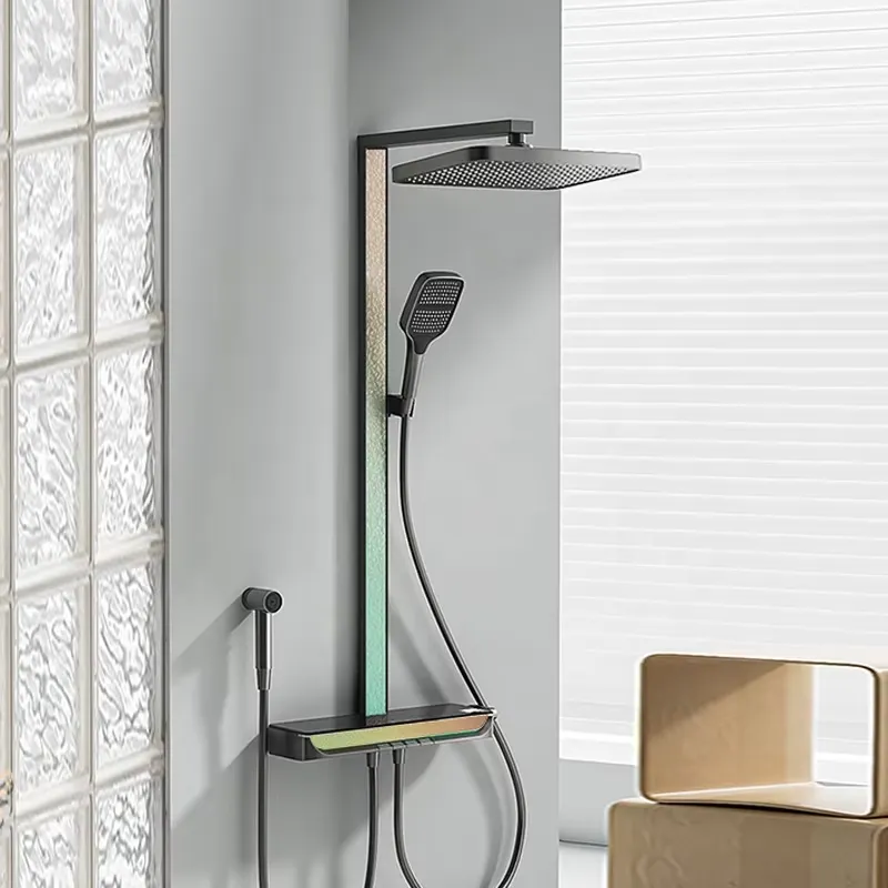 Brass Digital Waterfall Shower - đánh giá và giá Smart Home