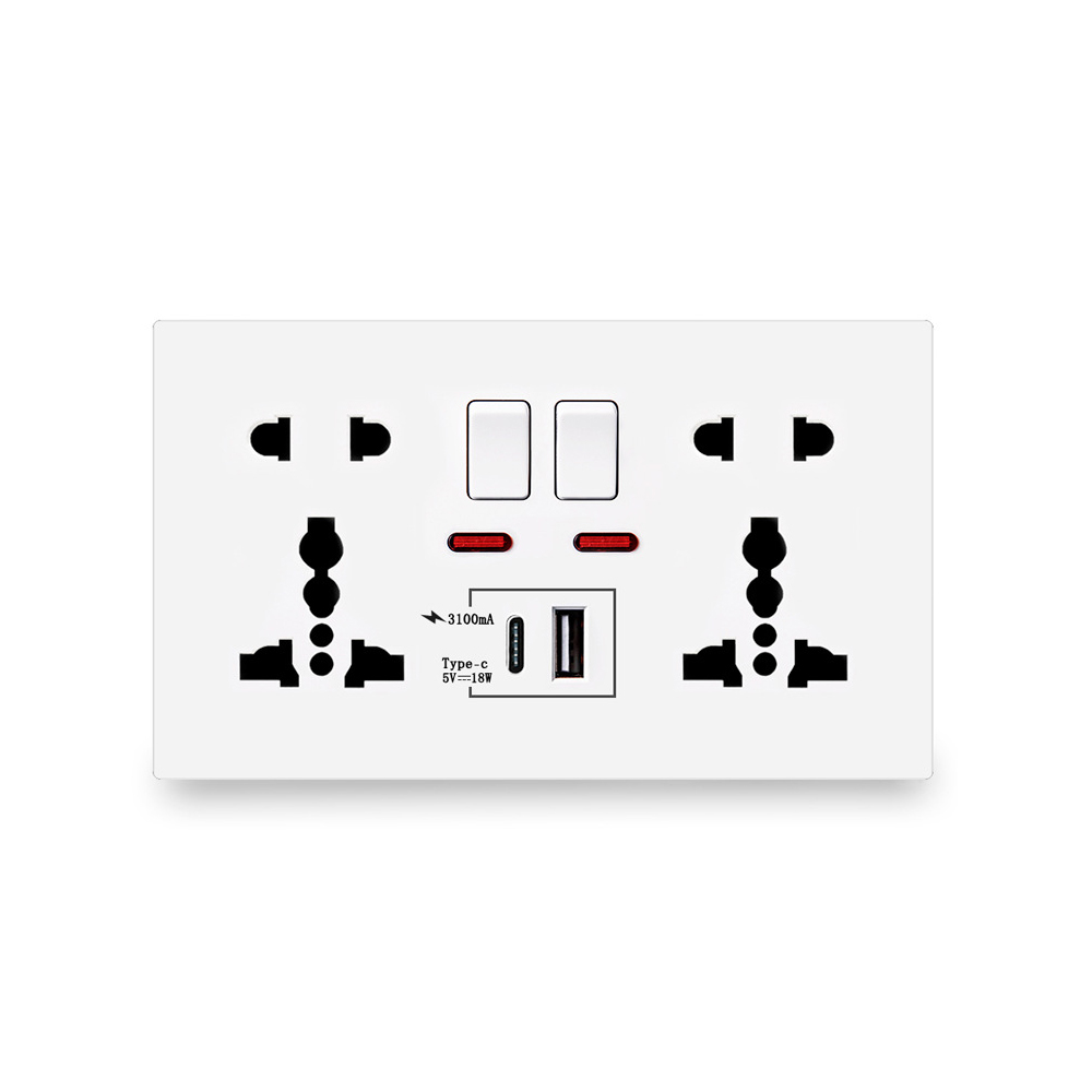 18W Type-C Fast Charge Wall Ou - đánh giá và giá Smart Wall Socket