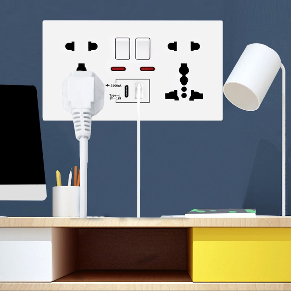 18W Type-C Fast Charge Wall Ou - đánh giá và giá Smart Wall Socket