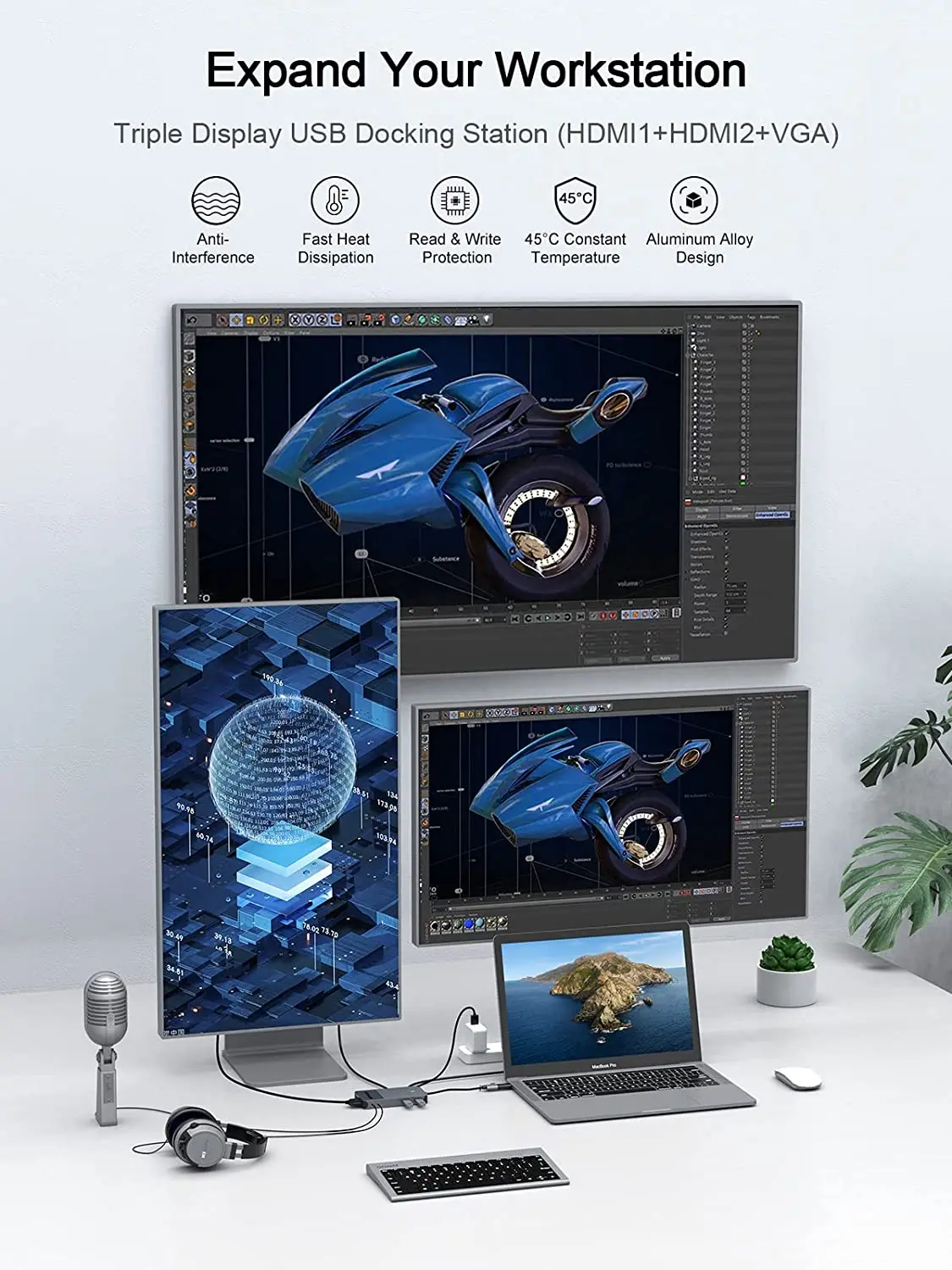 QGeeM USB 3.0 Docking Station, - đánh giá và giá Smart Home Hub 2
