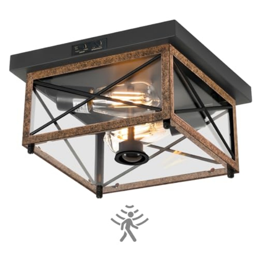 Outdoor Ceiling Light with Mot - đánh giá và giá Motion Sensor Light