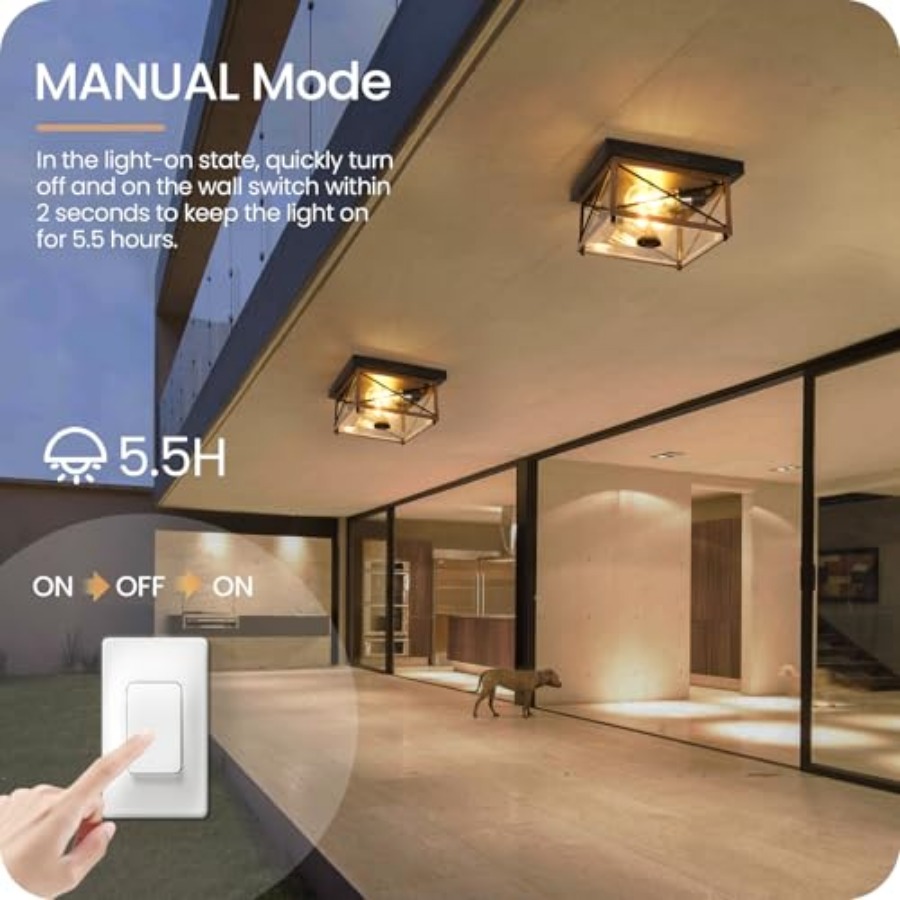 Outdoor Ceiling Light with Mot - đánh giá và giá Motion Sensor Light