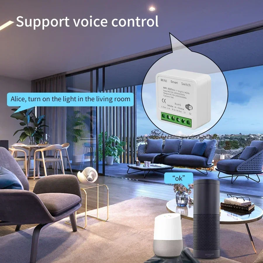 16A 20A Tuya Smart WiFi Switch - đánh giá và giá Smart Home Remote Control