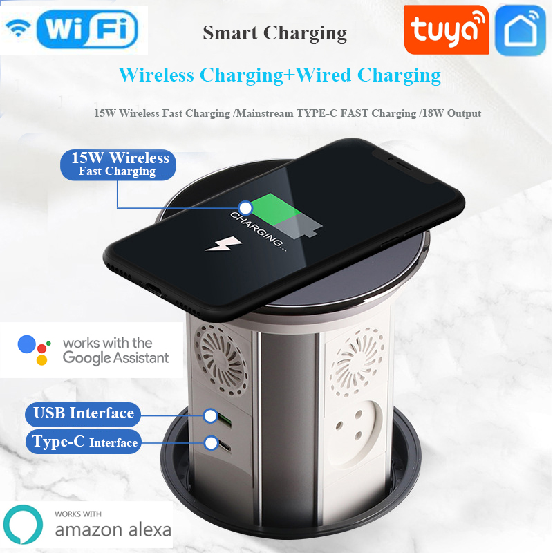 WIFI Tuya Touch Automatic Lift - đánh giá và giá Smart Wall Socket