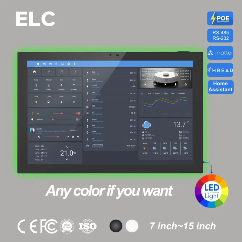 Home Assistant 10.1 Inch Andro - đánh giá và giá Smart Home Touchscreen Control Panel