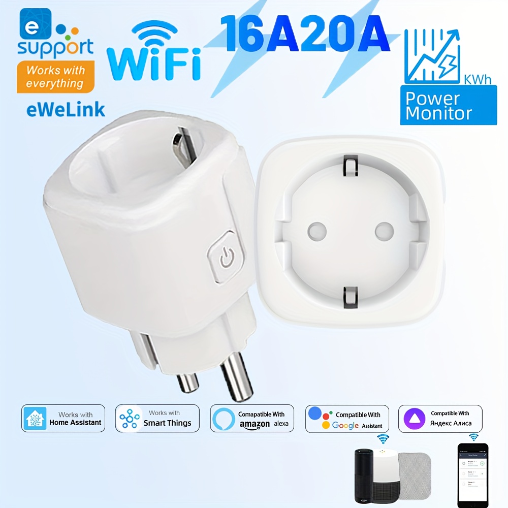 EWeLink Smart WiFi Socket EU R - đánh giá và giá Smart Wall Socket