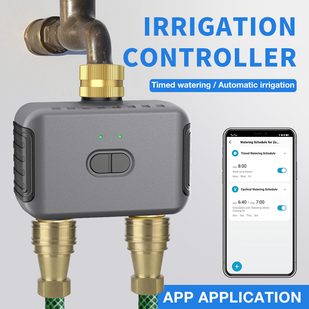 Tuya 2 Zone Watering Timer Gar - đánh giá và giá Smart Home Automation System